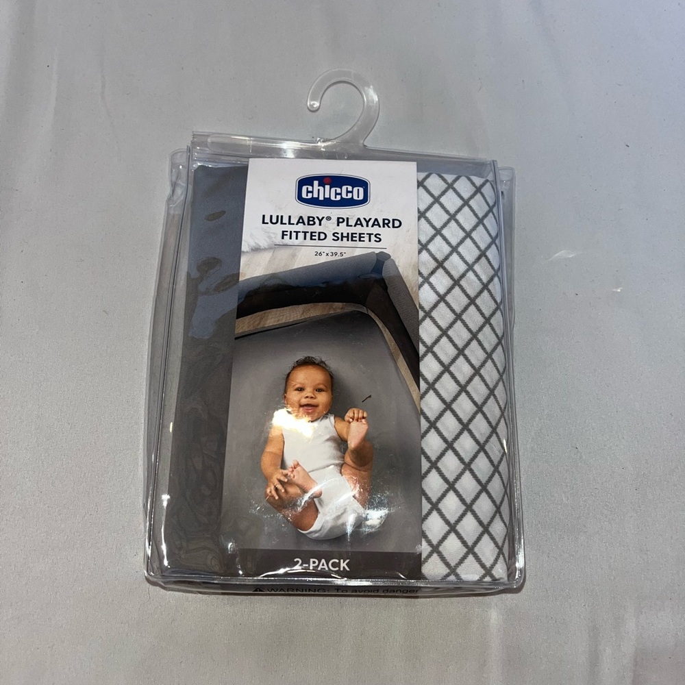 Chicco Playard Sheet Set - NEW - 2 pack!